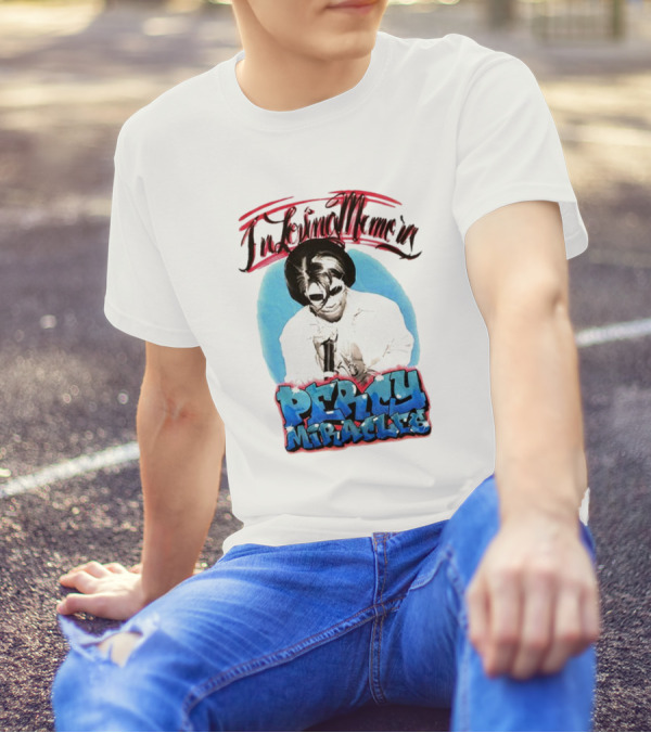 In Loving Memory Percy Miracles Blue And Pink Retro T-Shirt