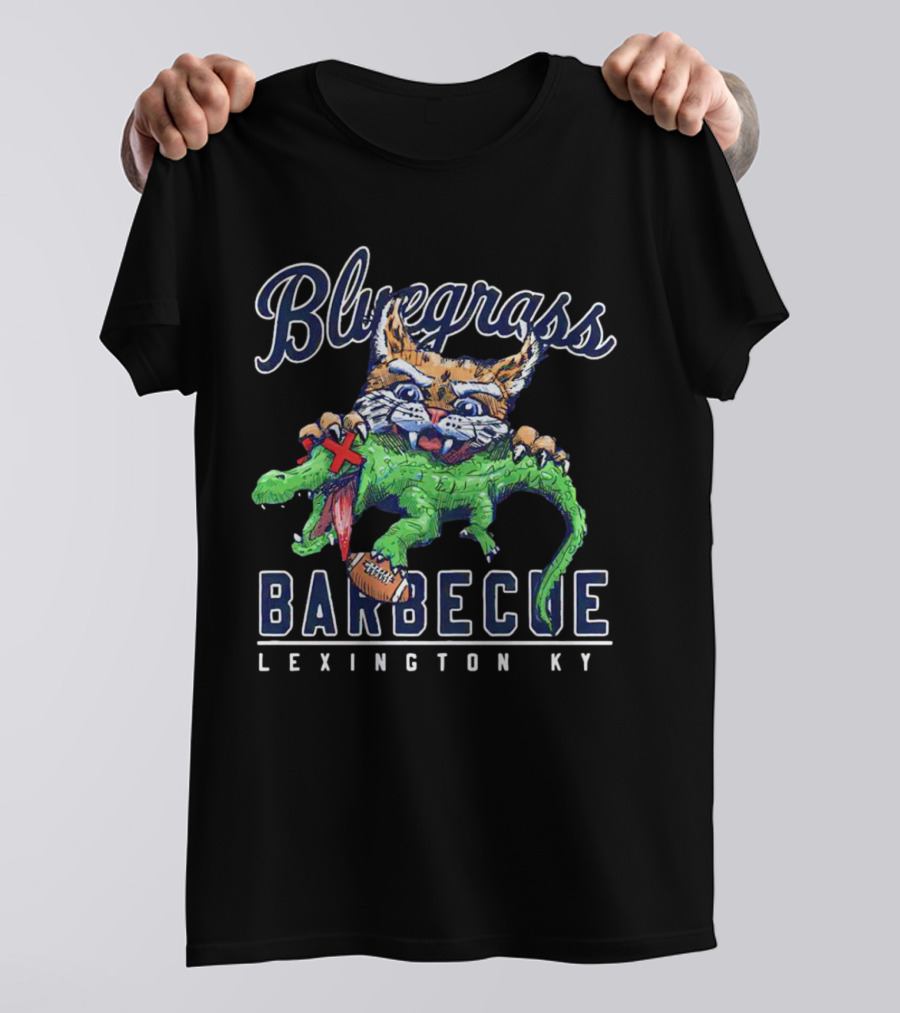 Kentucky Wildcats Bluegrass Barbecue Lexington KY Football Gator Rivalry T-Shirt