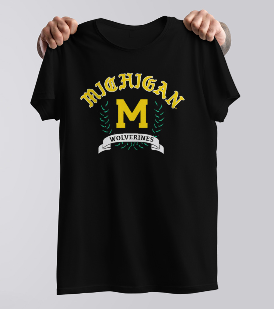 Michigan Wolverines M Vintage Arch T-Shirt