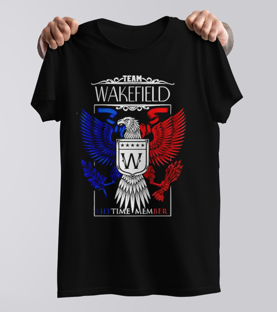 Team Wakefield Lifetime Member Eagle Crest T-Shirt