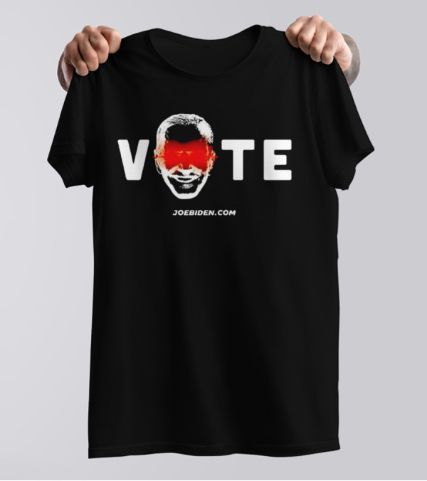 Vote Joe Biden Glow In The Dark Red Eyes Brandon Joebiden.com T-Shirt