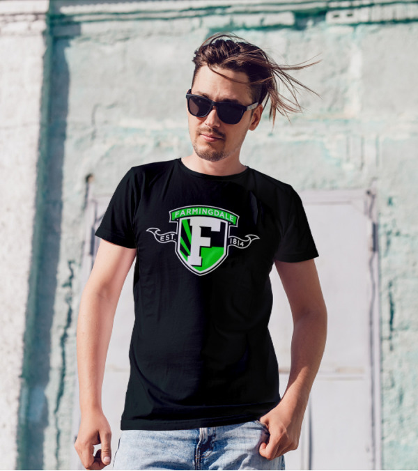 Farmingdale F Crest Est 1814 T-Shirt