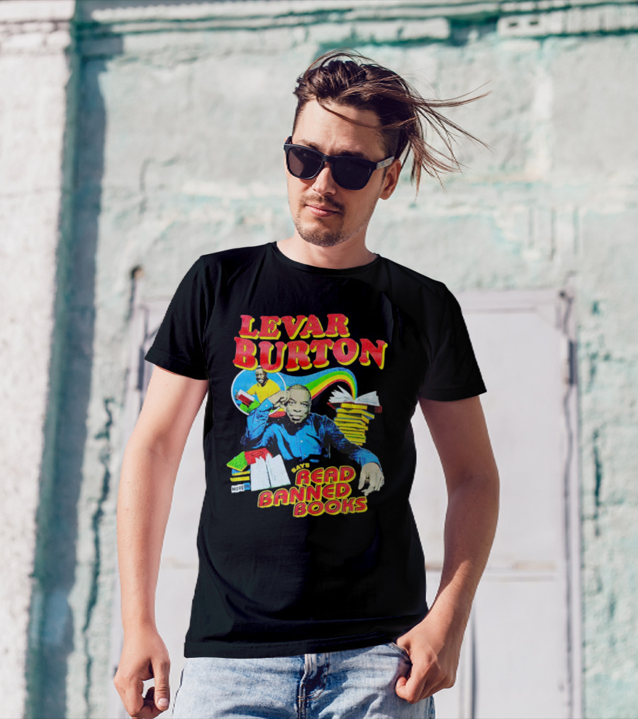 LeVar Burton Promotes Reading Banned Books With Iconic Advocacy T-Shirt