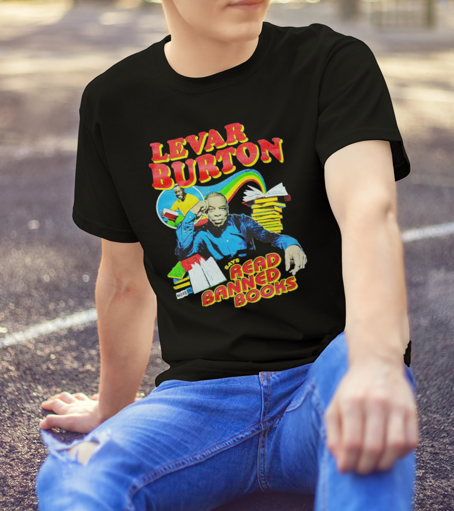 LeVar Burton Promotes Reading Banned Books With Iconic Advocacy T-Shirt