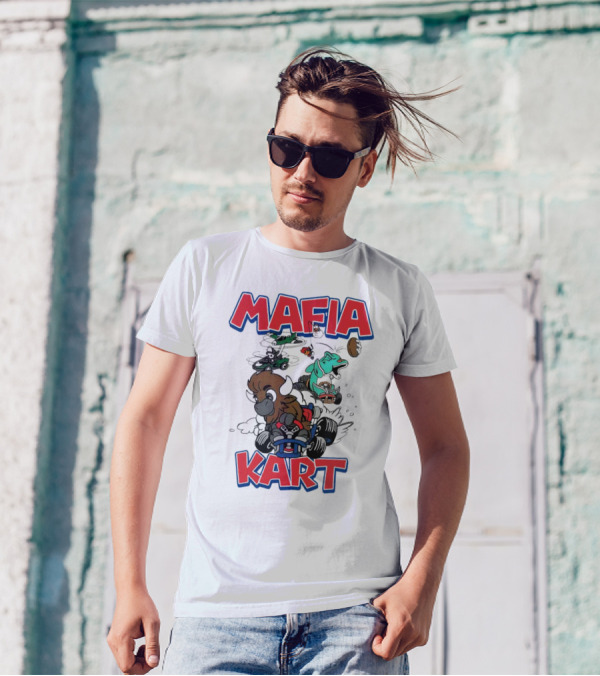 MAFIA KART Racing Animals In Action T-Shirt