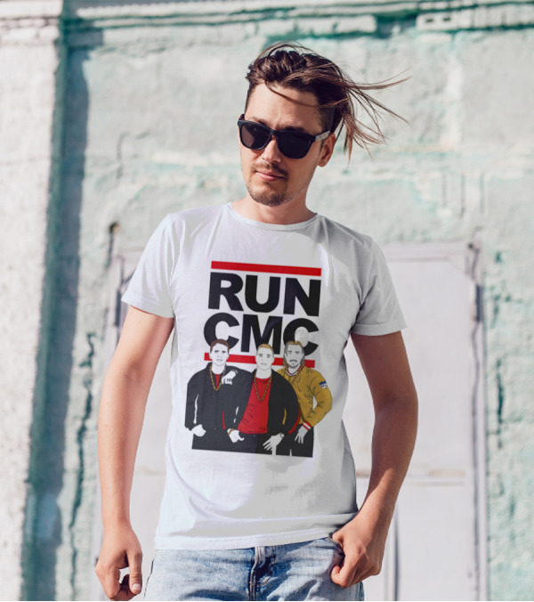RUN CMC Remake Retro Hip-Hop Style Trio T-Shirt