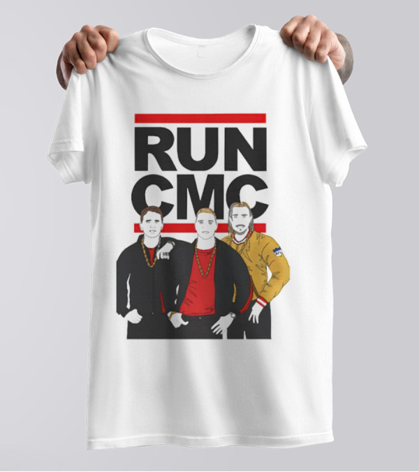 RUN CMC Remake Retro Hip-Hop Style Trio T-Shirt