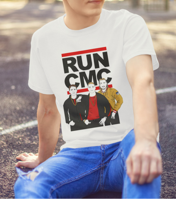 RUN CMC Remake Retro Hip-Hop Style Trio T-Shirt