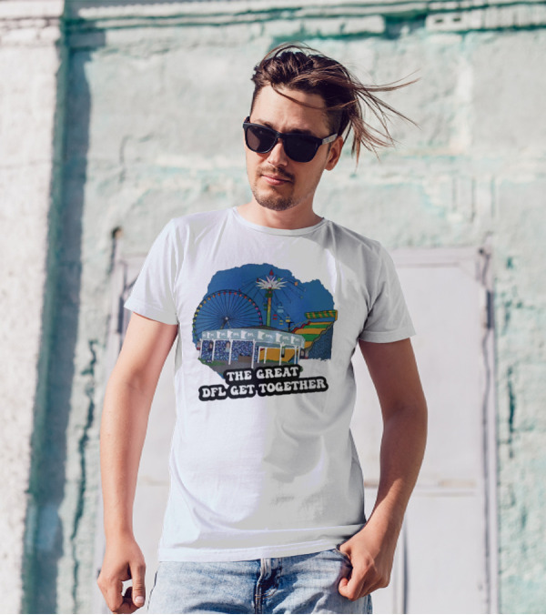 The Great DFL Get Together Ferris Wheel Carnival Scene T-Shirt