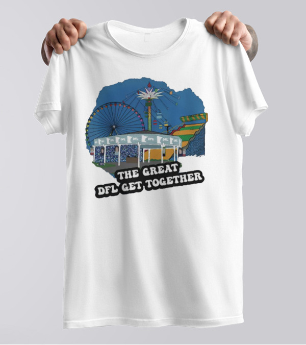 The Great DFL Get Together Ferris Wheel Carnival Scene T-Shirt