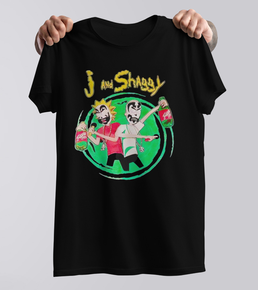 J And Shaggy Insane Clown Posse Rick And Morty Crossover Image T-Shirt
