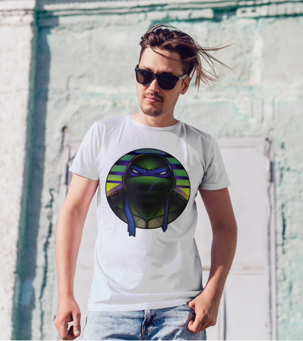 Leonardo Teenage Mutant Ninja Turtles Vintage Mutant Blue T-Shirt