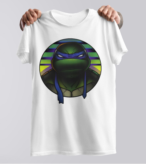 Leonardo Teenage Mutant Ninja Turtles Vintage Mutant Blue T-Shirt