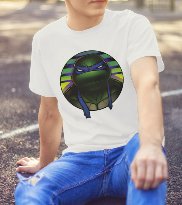Leonardo Teenage Mutant Ninja Turtles Vintage Mutant Blue T-Shirt