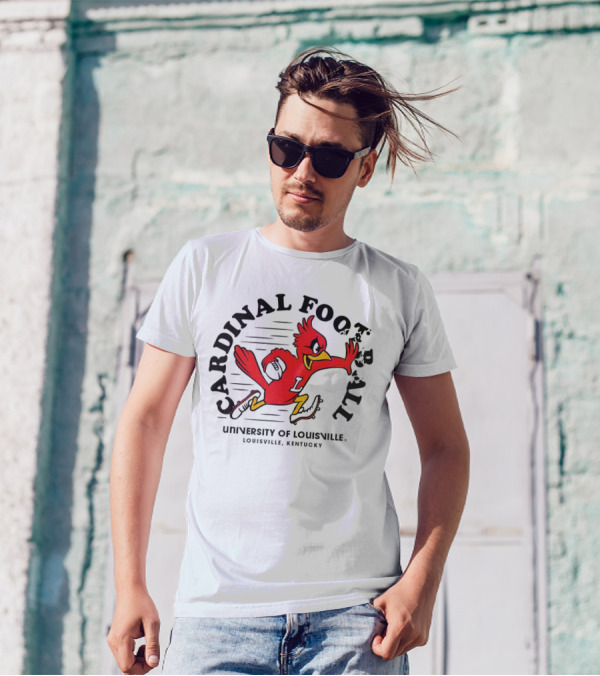 Louisville Cardinals Football University Of Louisville Mascot Louisville Kentucky T-Shirt