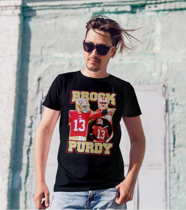 Brock Purdy San Francisco 49ers NFL Quarterback Football Number 13 T-Shirt