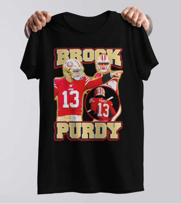Brock Purdy San Francisco 49ers NFL Quarterback Football Number 13 T-Shirt