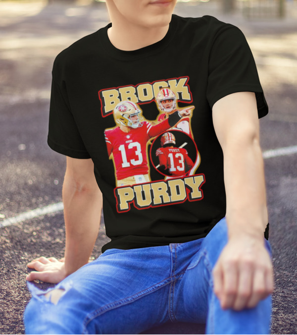 Brock Purdy San Francisco 49ers NFL Quarterback Football Number 13 T-Shirt