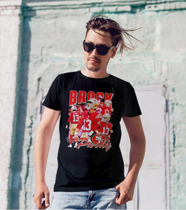 Brocky Purdy San Francisco 49ers Number 13 Signature SP T-Shirt
