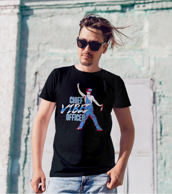 Chief Vibes Officer Garrett Stubbs Philadelphia Phillies Liberty Bell T-Shirt