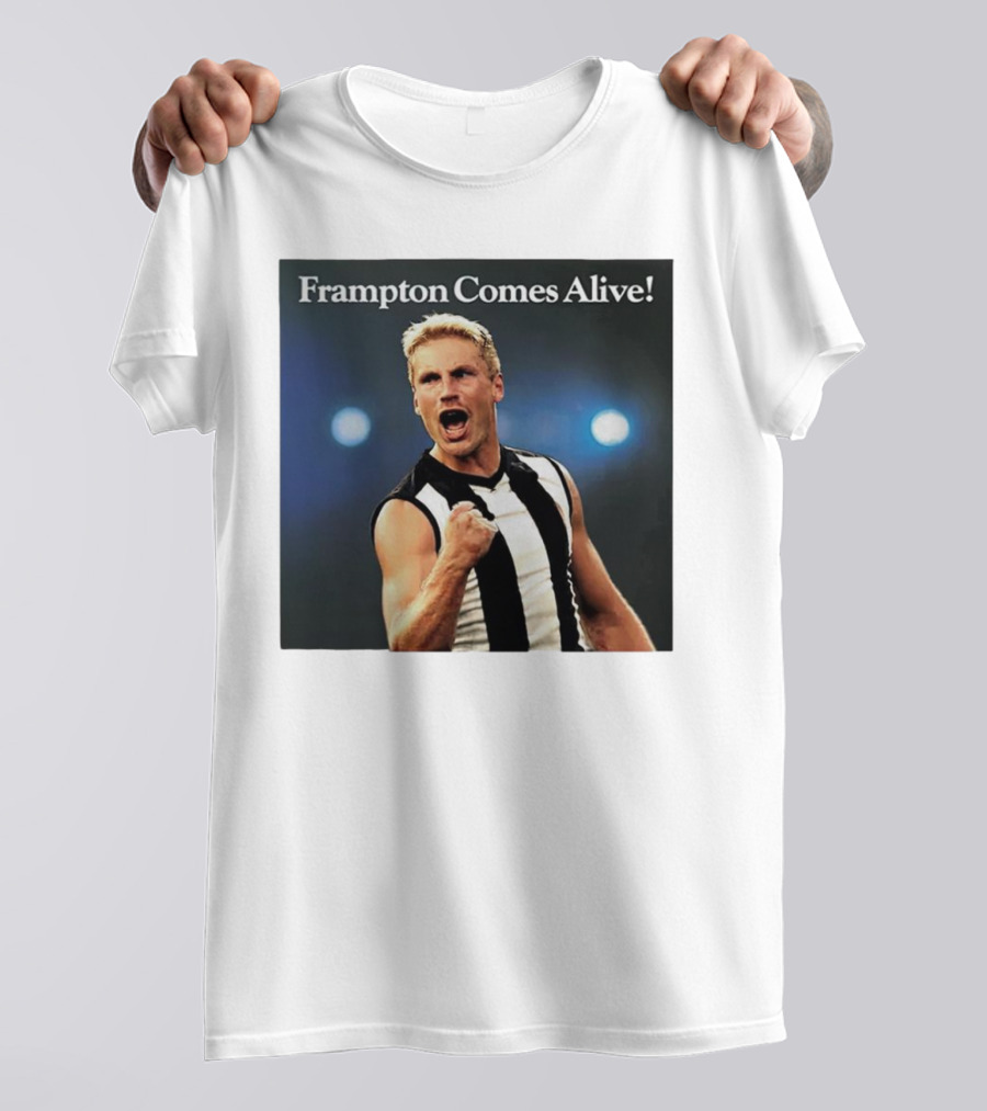 Frampton Comes Alive Collingwood Football Club Tribute Player T-Shirt