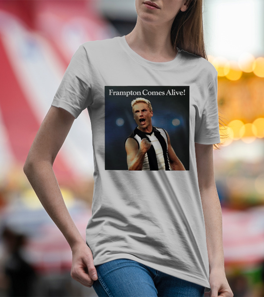 Frampton Comes Alive Collingwood Football Club Tribute Player T-Shirt