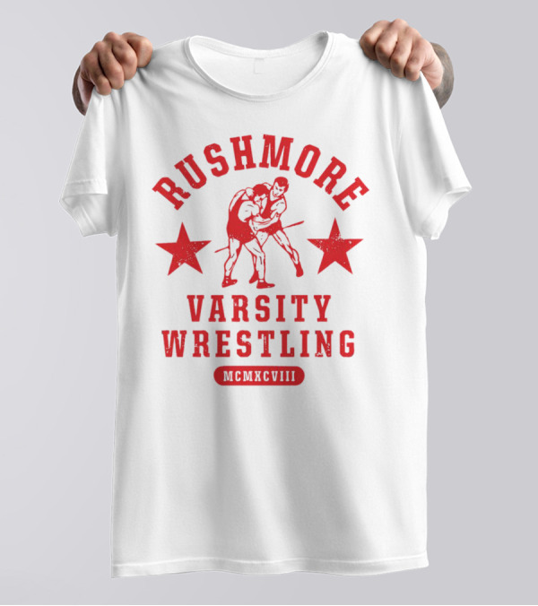 Rushmore Varsity Wrestling MCMXCVIII T-Shirt