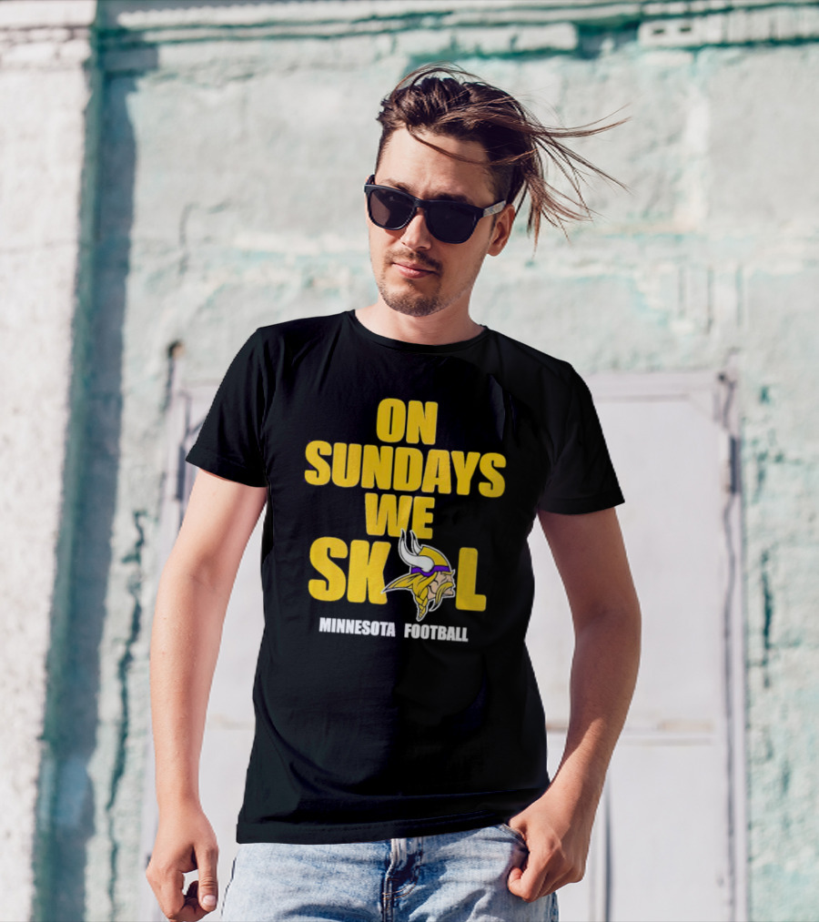 On Sundays We Skol Minnesota Football Vikings T-Shirt