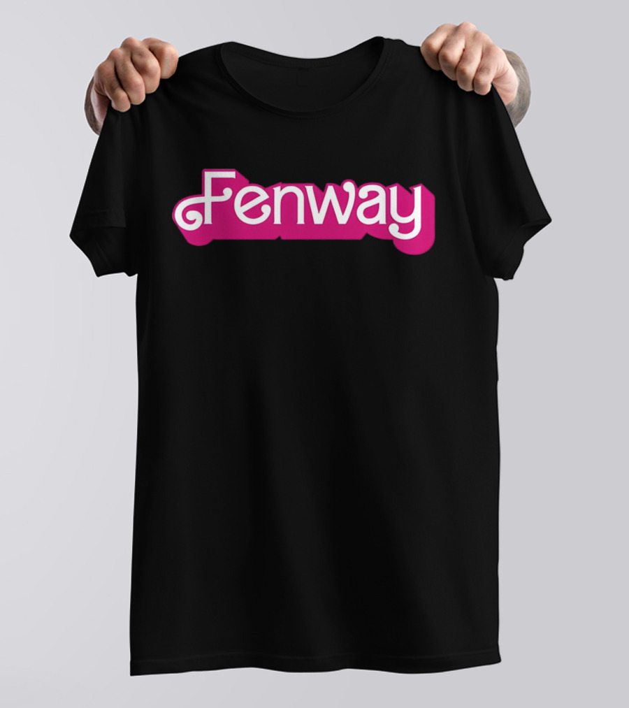 Fenway Barbie Vintage Pink Logo结合 T-Shirt