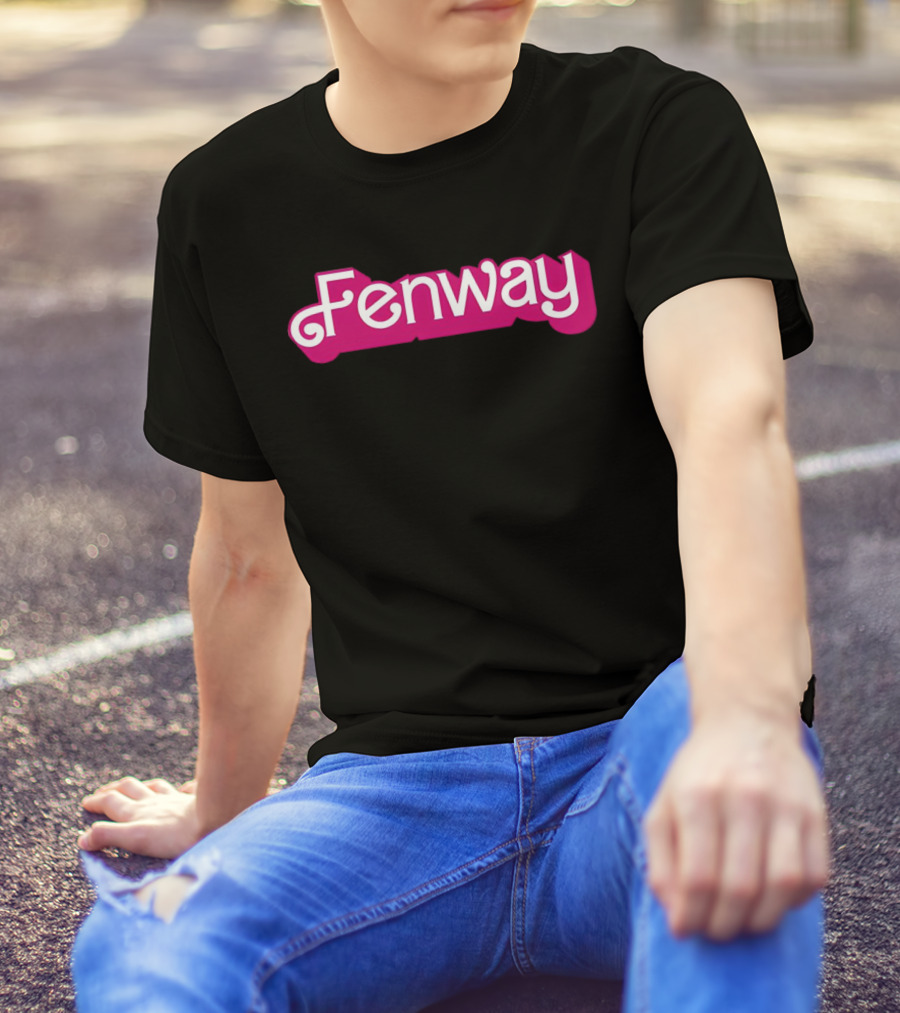 Fenway Barbie Vintage Pink Logo结合 T-Shirt
