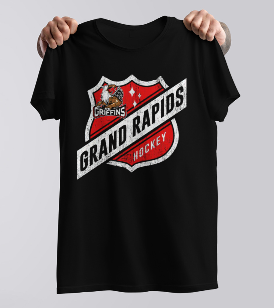 Grand Rapids Griffins Hockey Shield T-Shirt