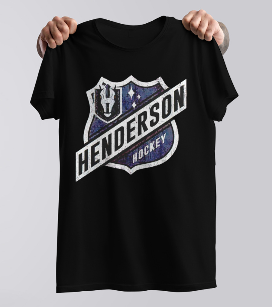 Henderson Hockey Knights Shield Badge T-Shirt