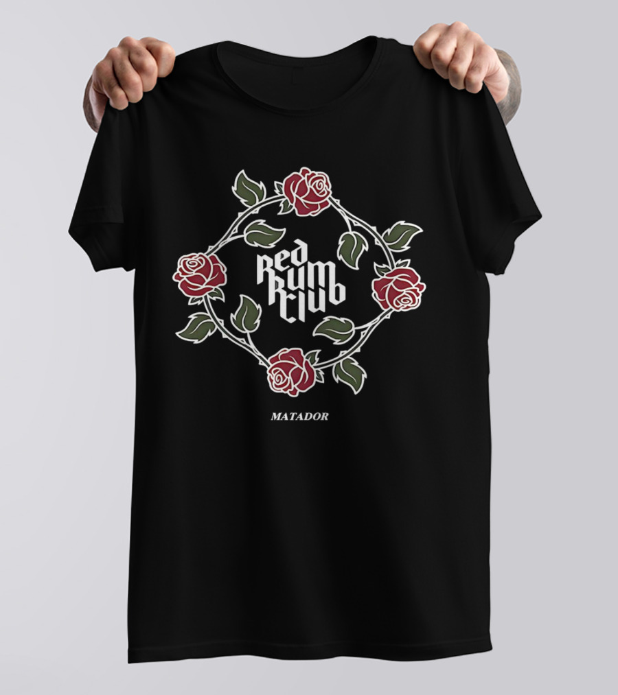 Red Rum Club Matador Roses And Leaves T-Shirt