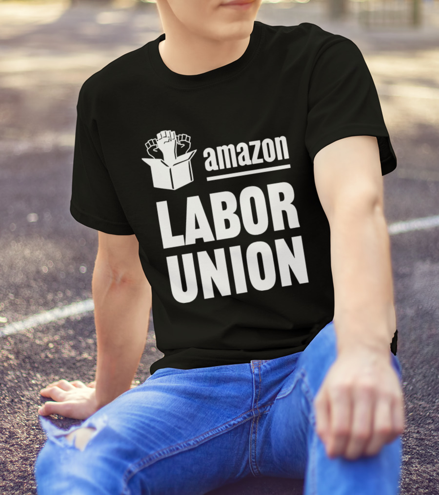 Amazon Labor Union Fists In Box T-Shirt