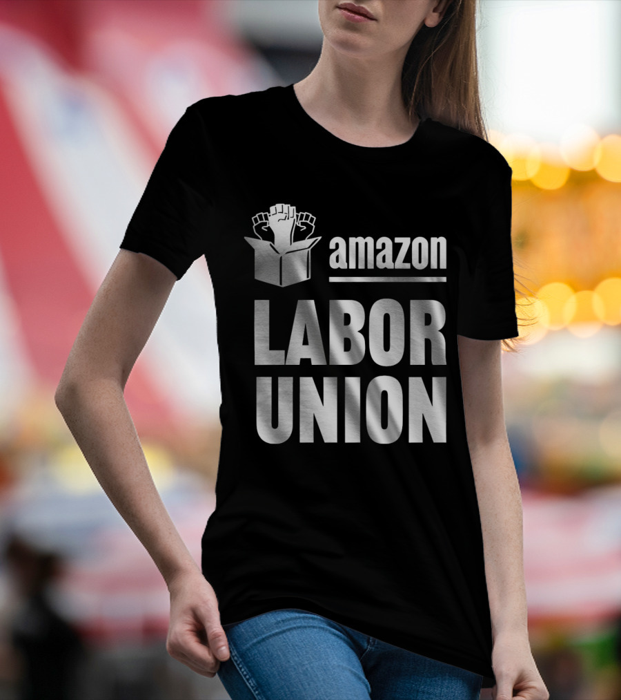 Amazon Labor Union Fists In Box T-Shirt