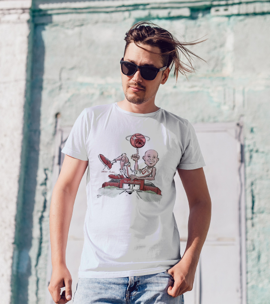 Arkansas Vs. Ole Miss Jordan Walsh Bud Walton Arena Basketball Caricature T-Shirt