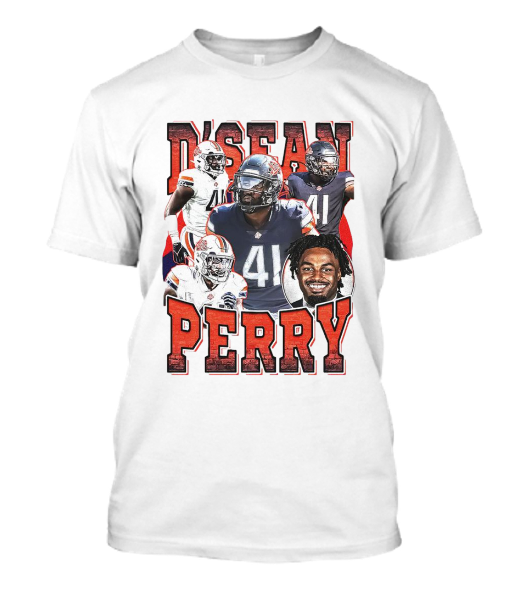 D’Sean Perry Virginia Cavaliers Football Vintage 41 T-Shirt