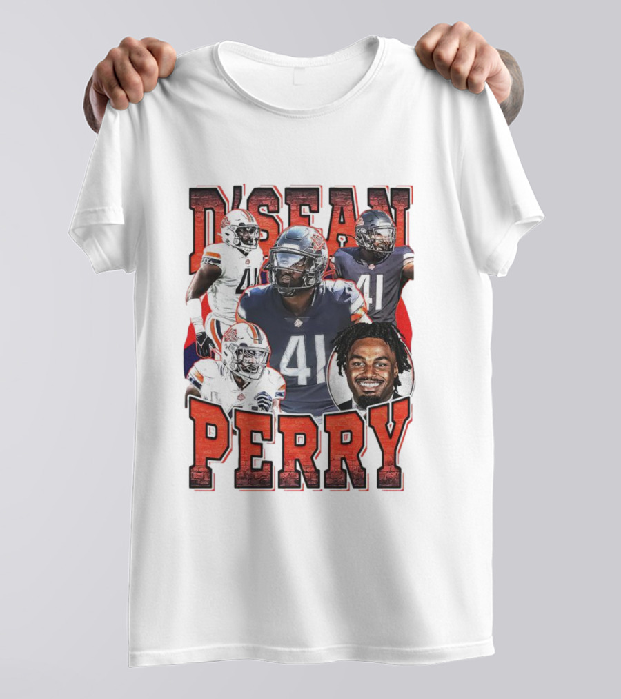 D’Sean Perry Virginia Cavaliers Football Vintage 41 T-Shirt