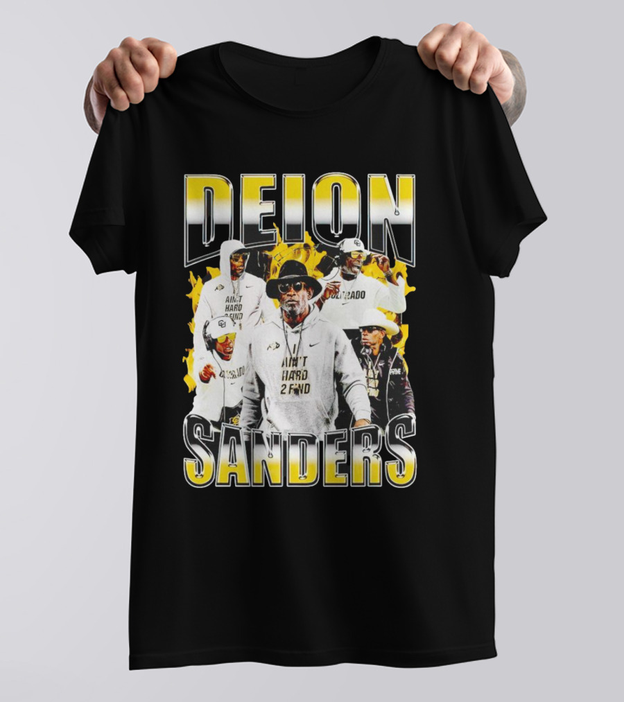 Deion Sanders Coach Prime Colorado Buffaloes Football Aint Hard 2 Find T-Shirt