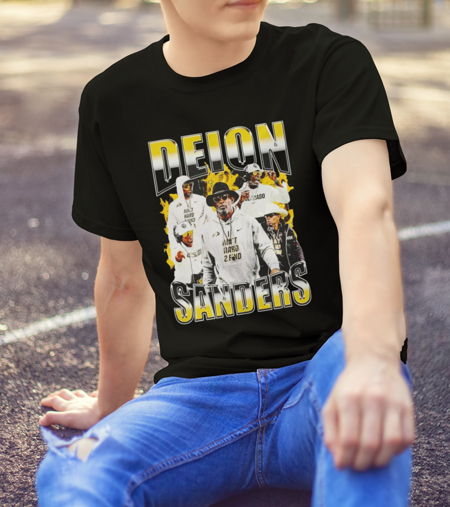 Deion Sanders Coach Prime Colorado Buffaloes Football Aint Hard 2 Find T-Shirt