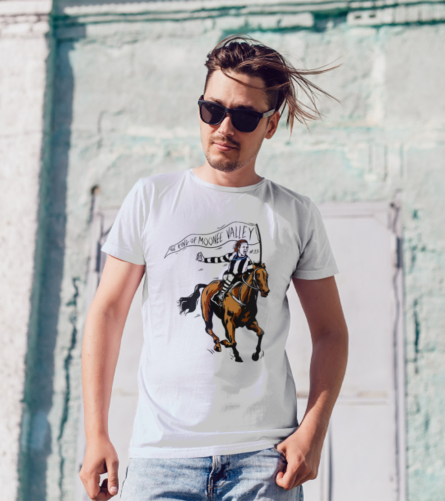 King Of Moonee Valley Jack Ginnivan Collingwood Football #35 T-Shirt