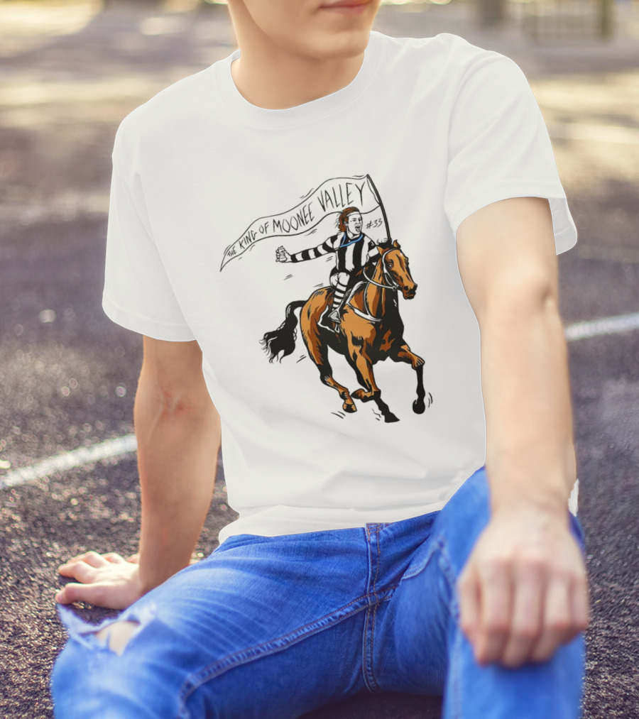 King Of Moonee Valley Jack Ginnivan Collingwood Football #35 T-Shirt