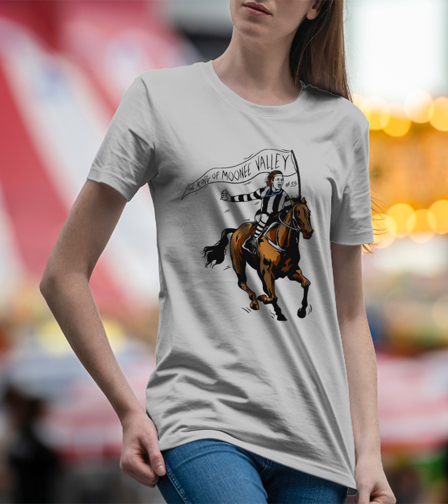 King Of Moonee Valley Jack Ginnivan Collingwood Football #35 T-Shirt