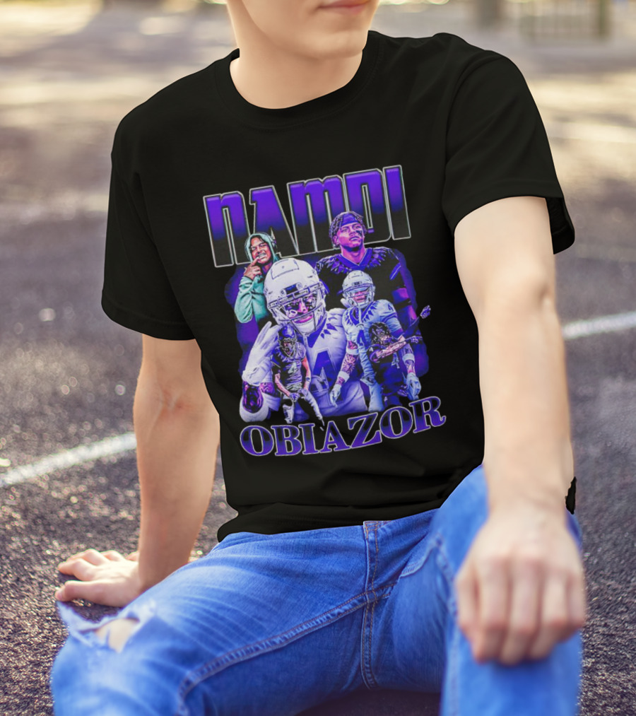 Namdi Obiazor TCU Horned Frogs Football Vintage Collection T-Shirt