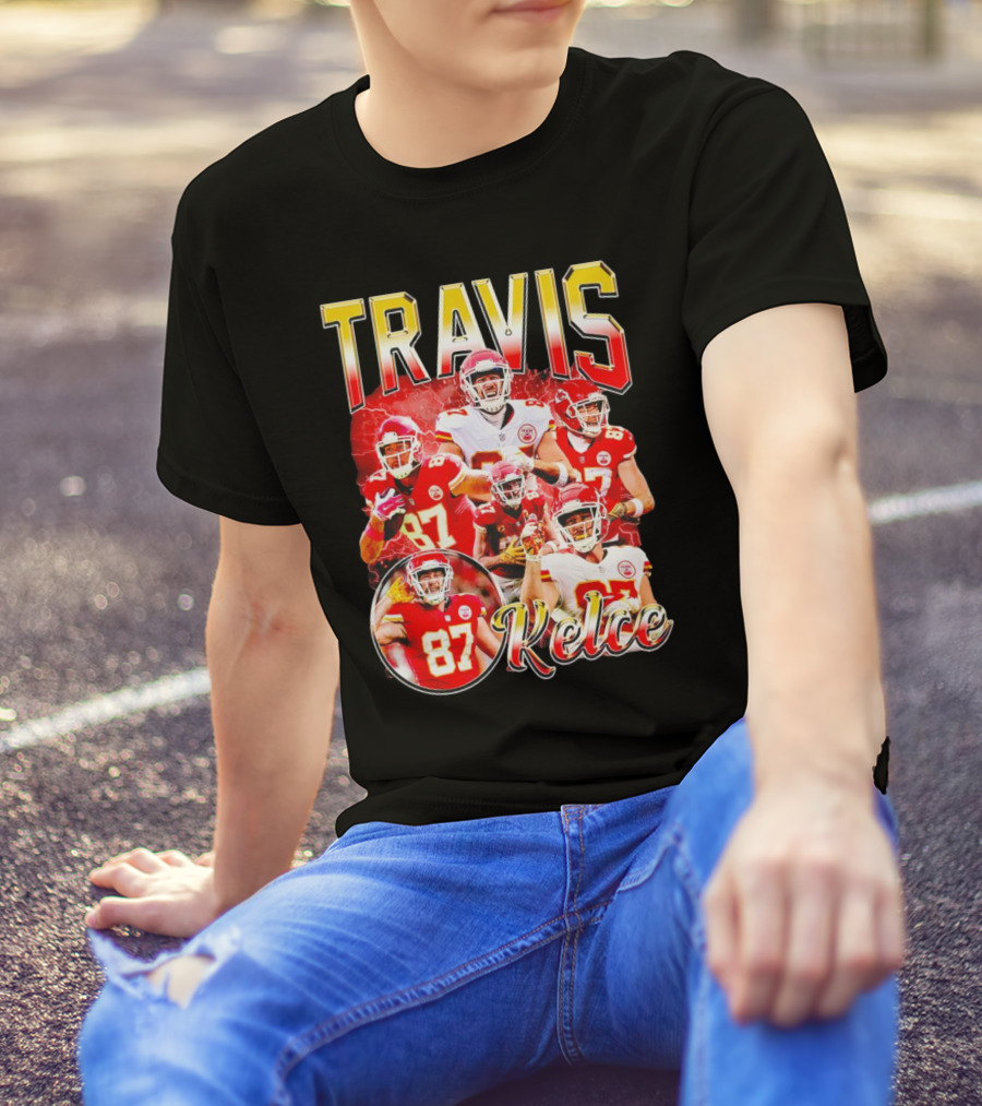 Travis Kelce Kansas City Chiefs Football NFL 87 T-Shirt