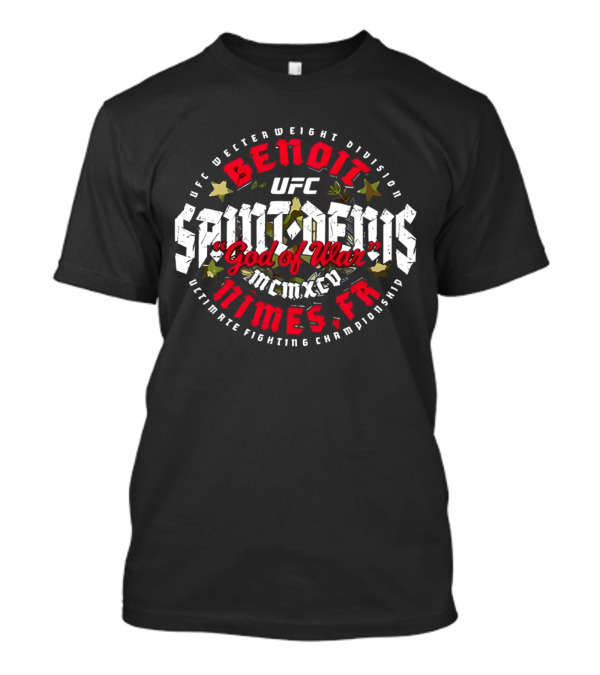 UFC Benoit Saint Denis God Of War Welterweight Division Nimes FR Ultimate Fighting Championship MCMXCV T-Shirt