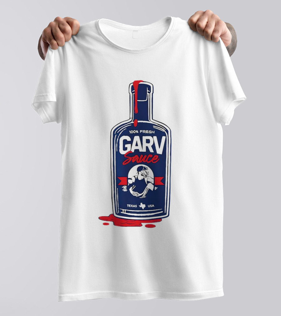 Mitch Garver Garv Sauce 100% Fresh Texas T-Shirt