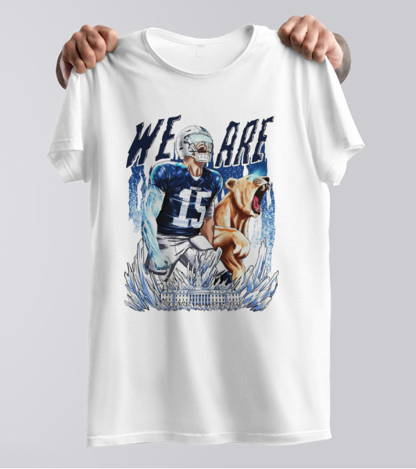 We Are 15 Drew Allar Penn State Nittany Lions Vintage Cartoon T-Shirt