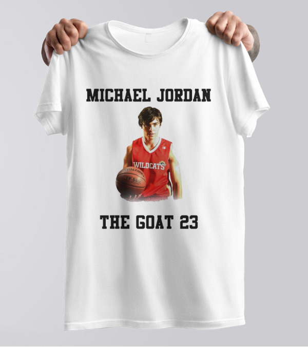 Michael Jordan Wildcats Troy Bolton The Goat 23 T-Shirt