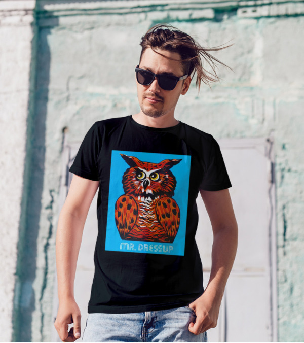 Craig Baird Mr Dressup Owl Retro T-Shirt